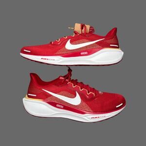 Nike Pegasus 41 NFL San Francisco 49ers Mens Size 14 NWOB FZ5070-600